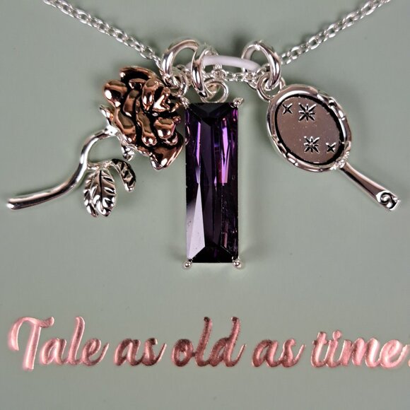 Disney Necklace "Tale as Old as Time" Beauty and the Beast - Picture 4 of 13